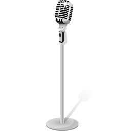 Microphone on a stand